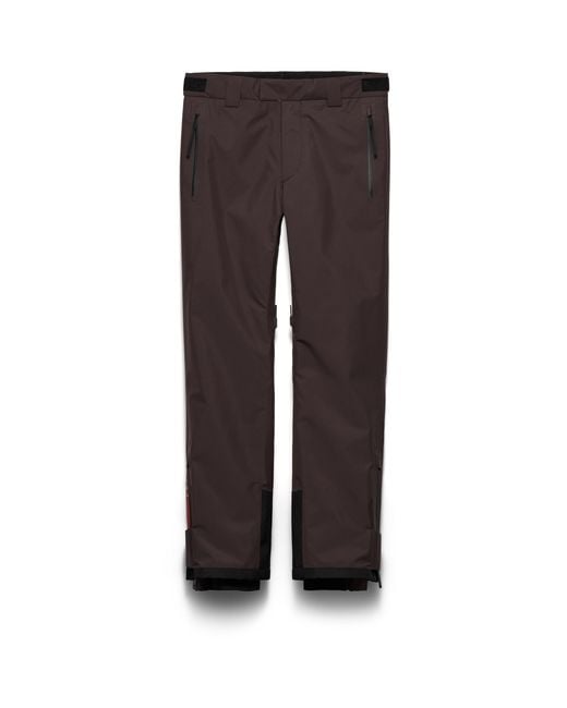 Pantaloni Da Sci di Prada in Brown da Uomo
