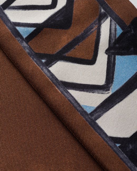 Nastro Stampato di Prada in Brown