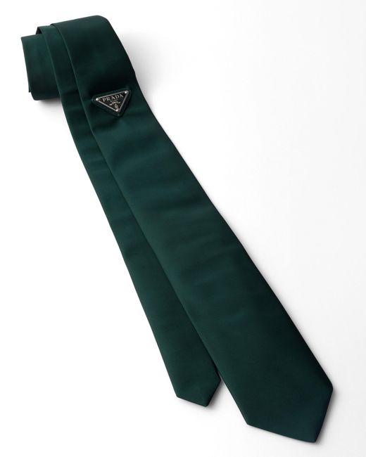 Prada Blue Re-Nylon Tie for men