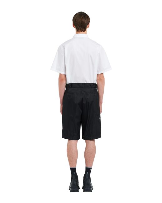 Bermuda di Prada in White da Uomo