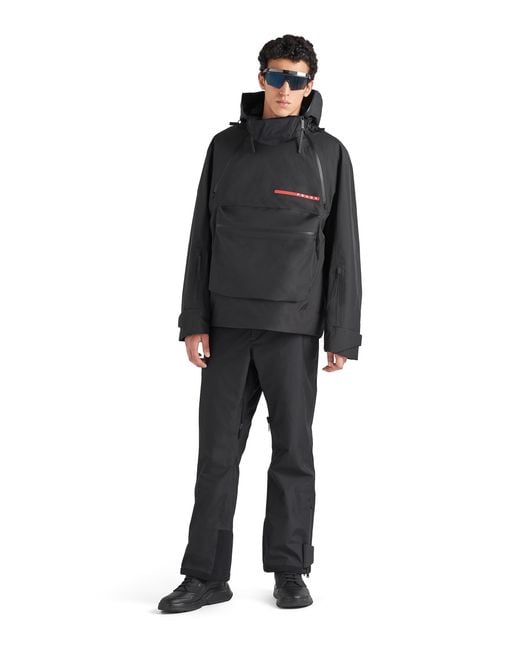 Prada Black Extreme-tex Snowboard Jacket for men