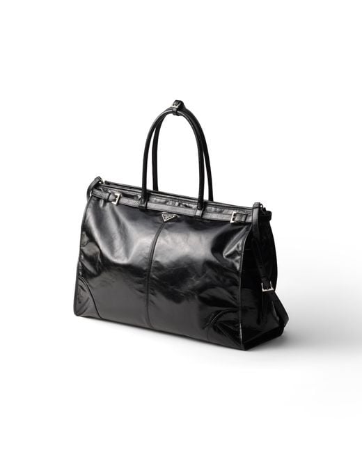 Borsa Shopping Bonnie di Prada in Black da Uomo