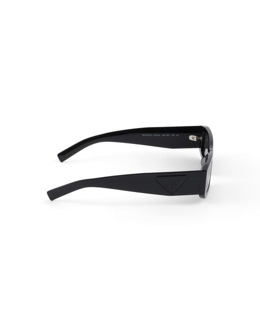 Prada Black Sunglasses With Triangle Logo for men