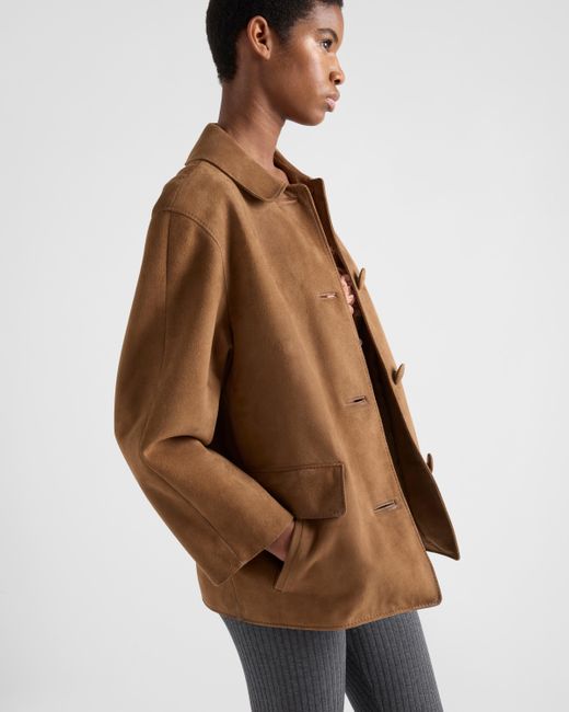 Prada Brown Suede Jacket