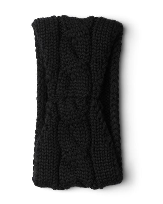 Prada Black Wool Headband