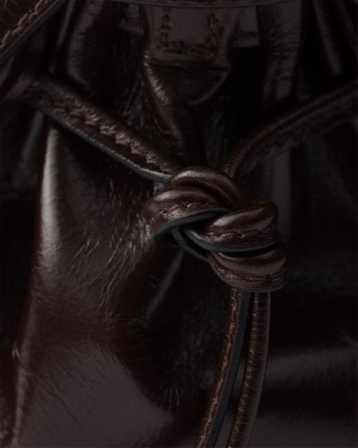Prada Black Bonnie Kleine Schultertasche Aus Leder