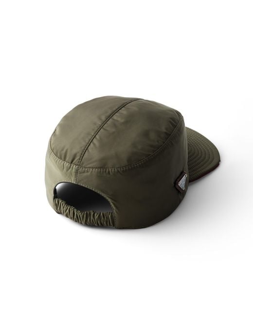 Prada Green Re-Nylon Baseball Cap