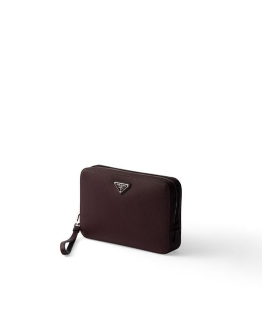 Pouch di Prada in Purple da Uomo