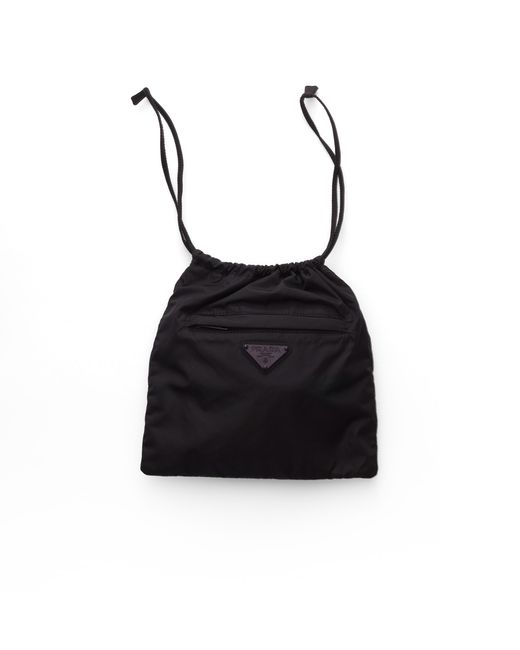 Prada Black Foldable Re-Nylon Pouch