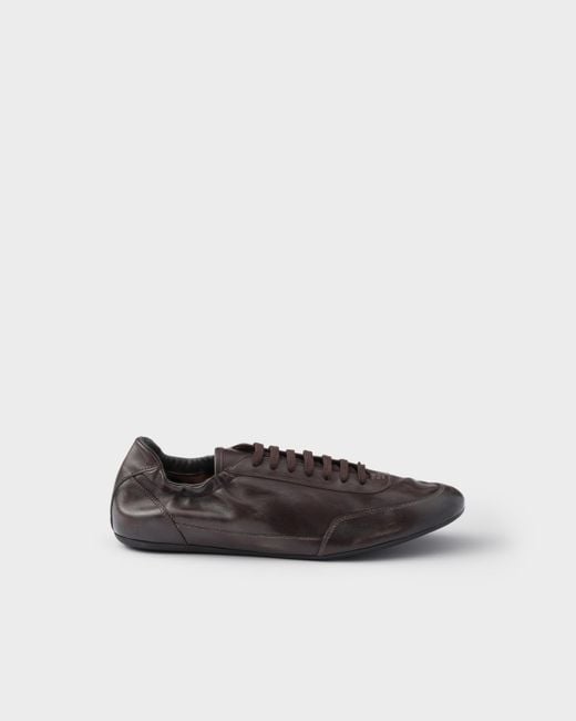 Sneakers Collapse di Prada in Brown da Uomo