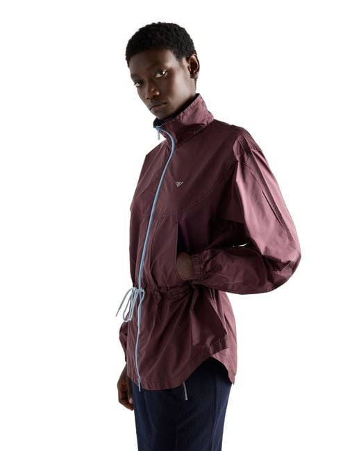 Prada Purple Re-Nylon Blouson Jacket