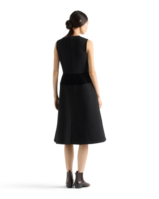 Prada Black Natté Fabric Dress