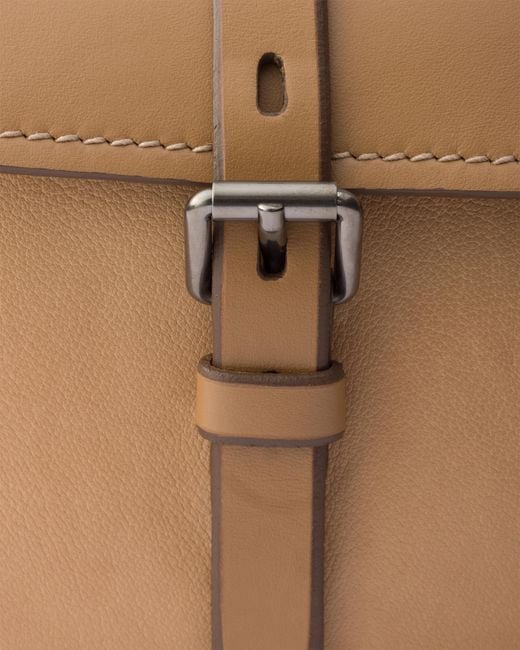 Prada Multicolor Route Medium Leather Tote Bag