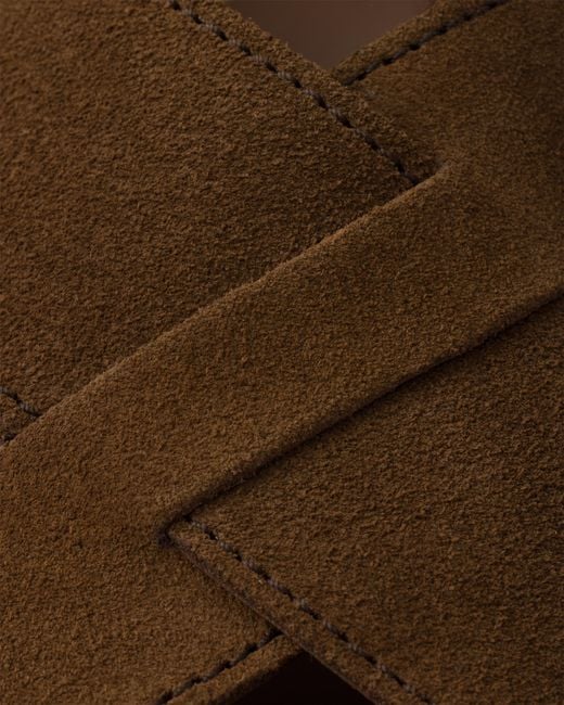 Prada Brown Suede Sandals