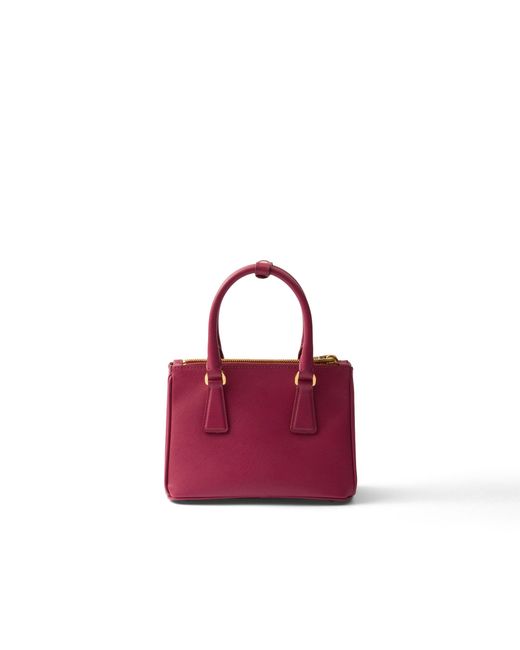 Borsa Galleria Mini di Prada in Purple