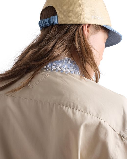 Prada Natural Poplin Shirt