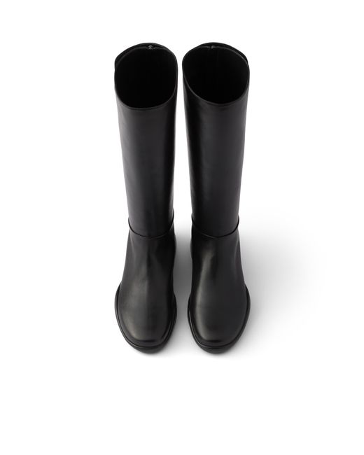 Prada Black Toblach Nappa Leather Boots