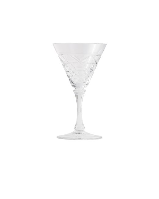Prada White Weißweinglas Aus – Triangles