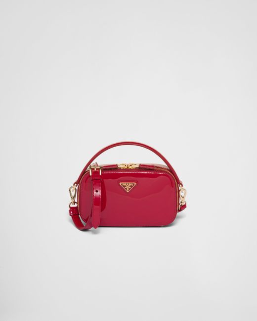 Prada Red Odette Patent Leather Mini-bag