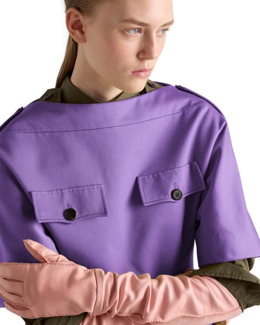 Prada Purple Chino Dress