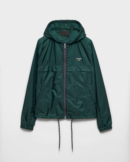 Prada Green Re-Nylon Blouson Jacket for men