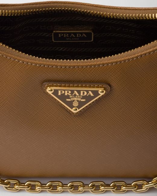 Mini Borsa Re-Edition di Prada in Brown