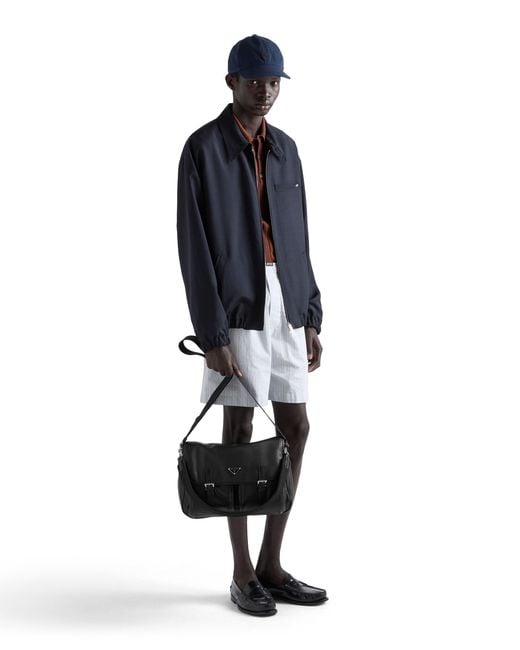 Borsa A Tracolla di Prada in Black da Uomo