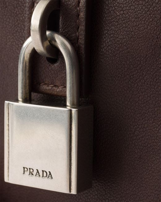 Pouch di Prada in Brown