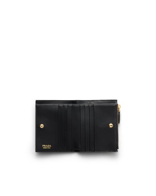 Prada Black Small Leather Wallet