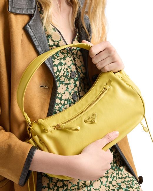 Borsa Desiree Small di Prada in Metallic