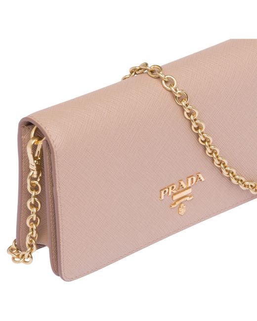 Prada Saffiano Leather Mini-bag in Pink | Lyst