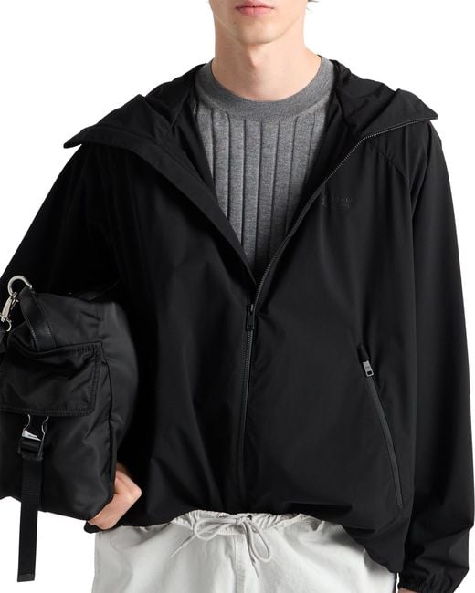 Prada Black Re-Nylon Jacket for men