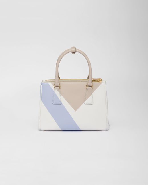 Prada White Small Galleria Saffiano Special Edition Bag