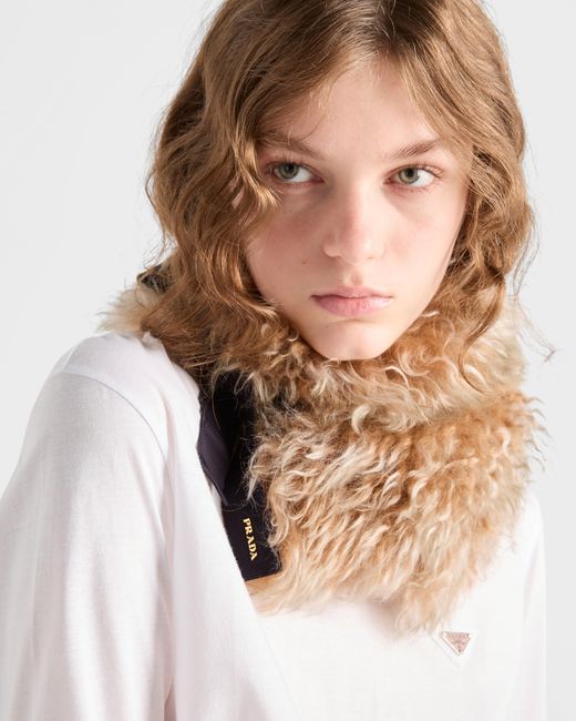 Prada White Cotton Long-Sleeve T-Shirt