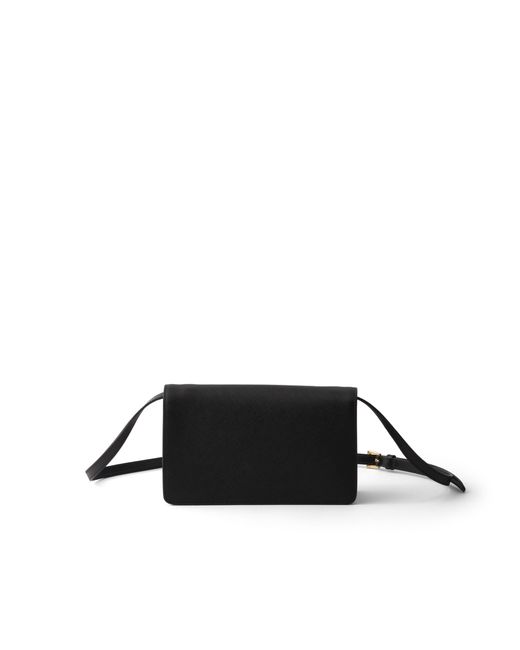 Prada White Mini Saffiano Leather Bag