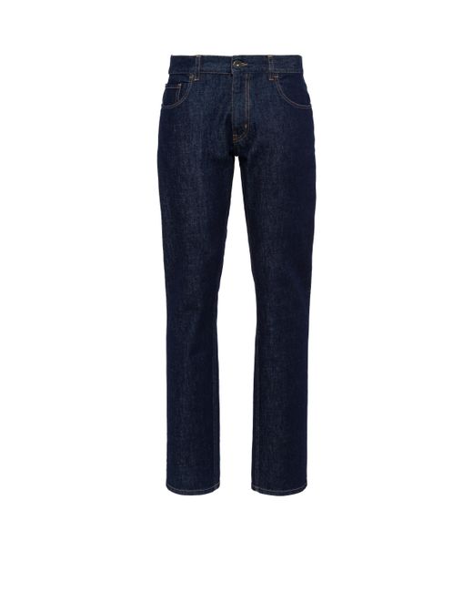 Prada Five-pocket-jeans Aus Comfort Denim in Blue für Herren