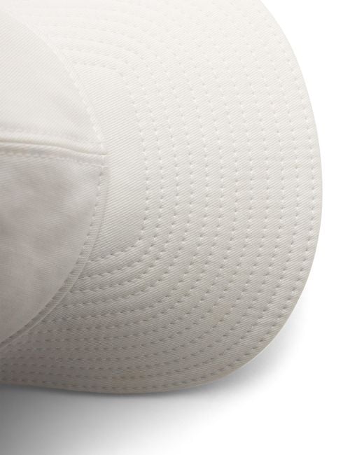 Prada White Cotton Baseball Cap