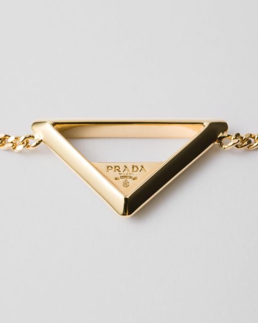 Bracciale di Prada in Metallic