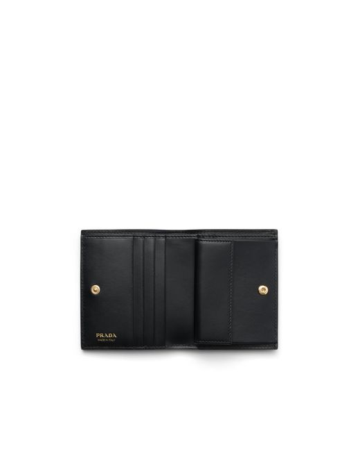 Prada White Small Leather Wallet