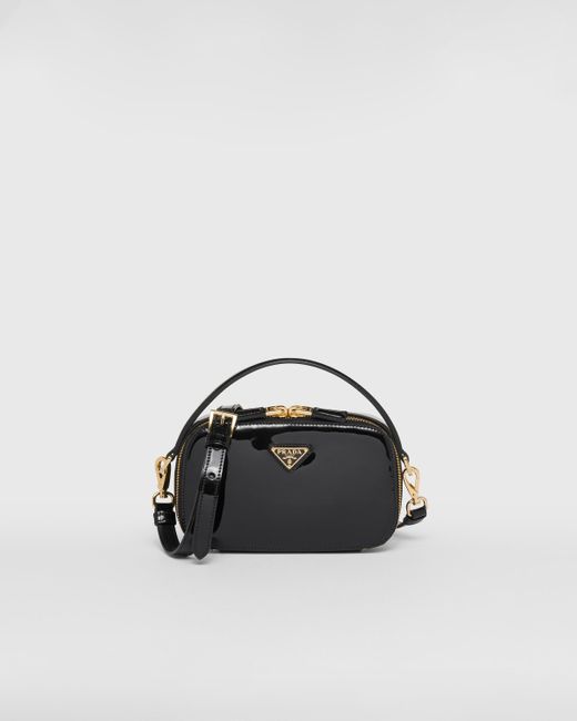 Prada Black Odette Patent Leather Mini-Bag