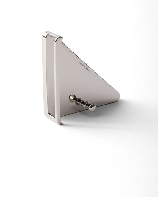 Prada White Buckle For Suede Belt Strap for men