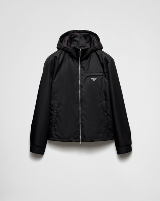 Prada Re-Nylon Blouson Jacket in Black for Men | Lyst