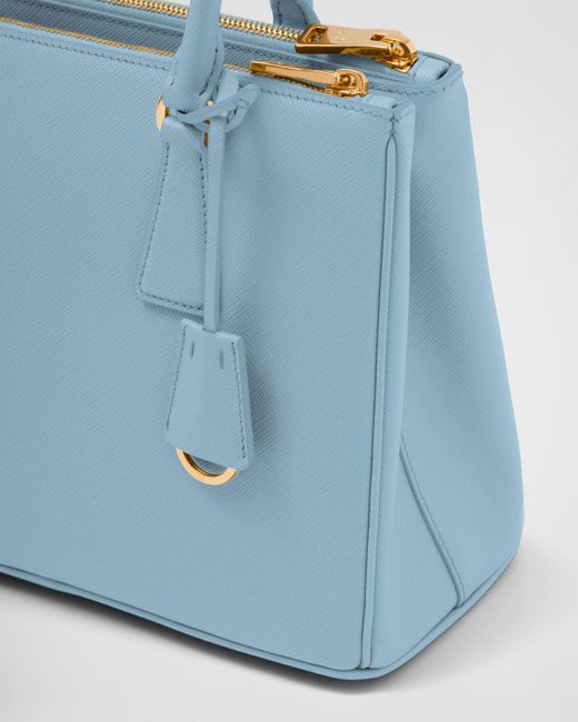 Prada Blue Medium Galleria Saffiano Leather Bag