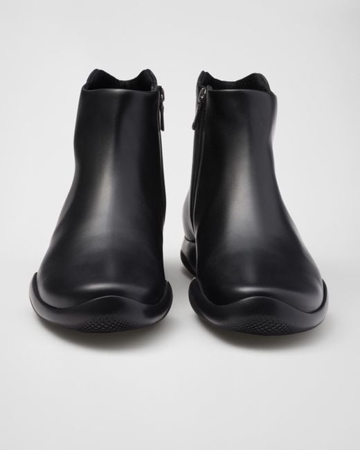 Prada Black Toblach High-top Sneakers for men