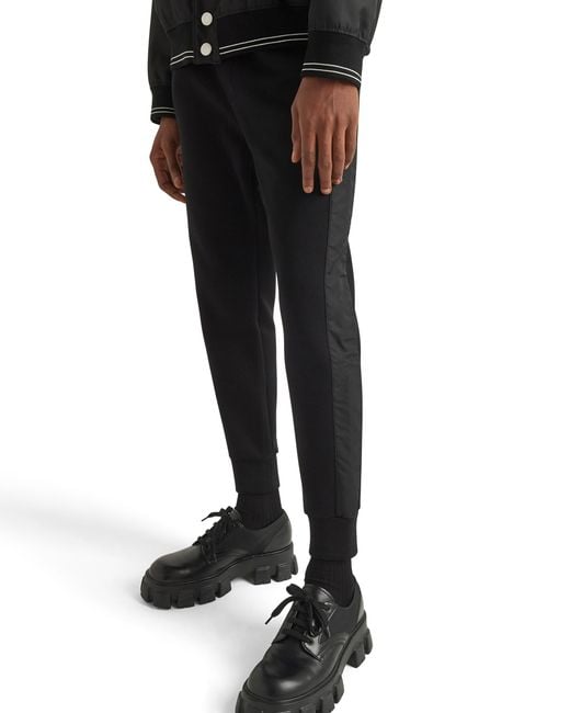 Prada Black Re-Nylon Track Pants for men