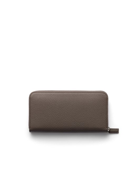 Prada Gray Leather Wallet for men