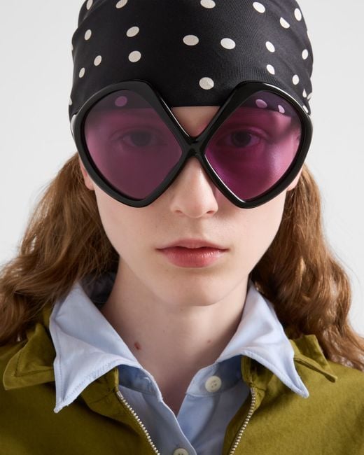 Occhiali Da Sole Runway di Prada in Purple