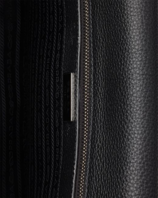 Prada Black Leather Shoulder Bag for men