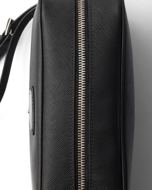 Prada Black Saffiano Pouch for men