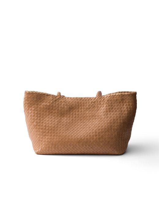 Borsa Shopping Large di Prada in Brown